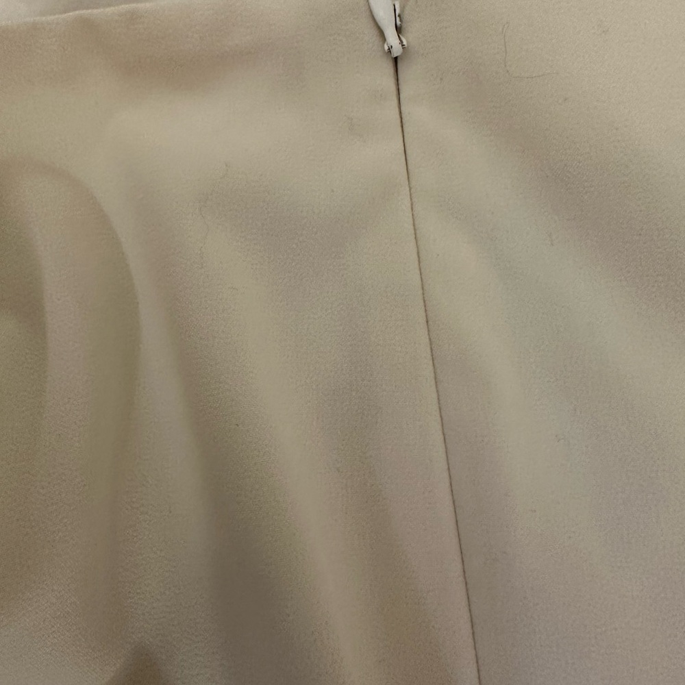 Talbots 12 White Pants Lined Flat Front Straight … - image 6